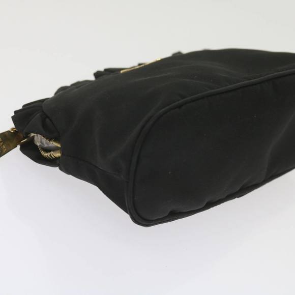 PRADA Pouch Nylon Black Auth yb445 - Picture 14 of 16